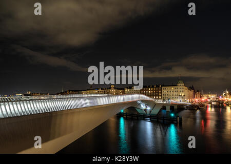 Inderhavnsbroen nach Nyhavn in Kopenhagen Stockfoto