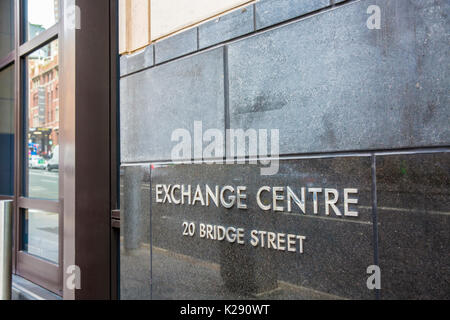 Australian Securities Börse ASX Gebäude auf der Bridge Street im Stadtzentrum von Sydney, Australien Stockfoto