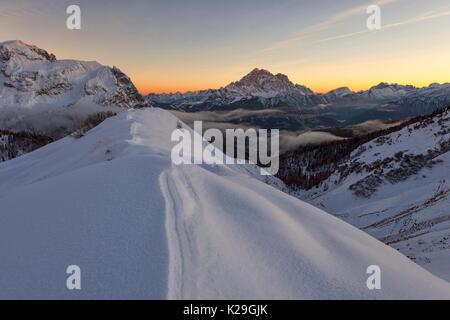 Pore Berg, Dolomiten, Colle Santa Lucia, Belluno, Italien. Stockfoto