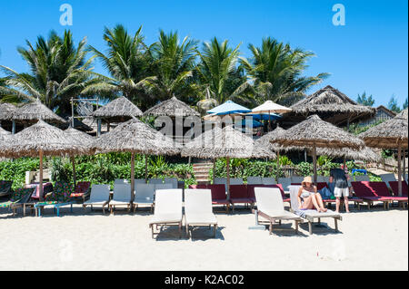 Ein Bang Strand, Hoi an, Vietnam Stockfoto