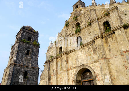 Wahrzeichen Paoay Kirche in Philippinen Stockfoto