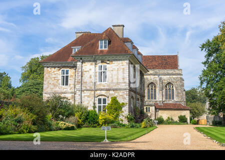 Wolvesey Palace, die offizielle Residenz der Bischof von Winchester, Winchester, Großbritannien Stockfoto