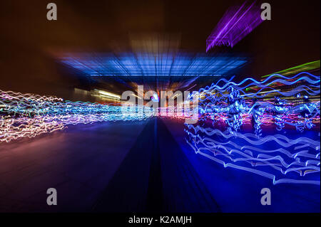 Die Geschwindigkeit von Licht durch NVA Stockfoto