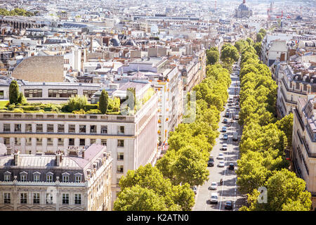 Stadtbild Blick auf Paris. Stockfoto