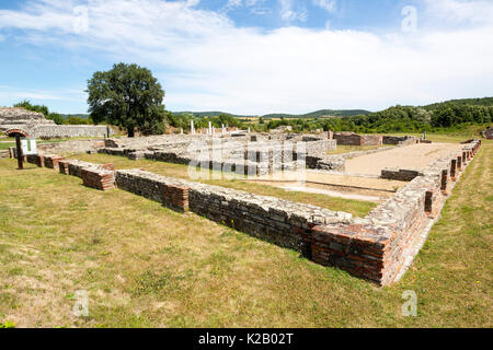 Gamzigrad - das antike Römische Komplex von Palästen und Tempeln Felix Romuliana, erbaut von Kaiser Galerius in Dacia Ripensis. Stockfoto