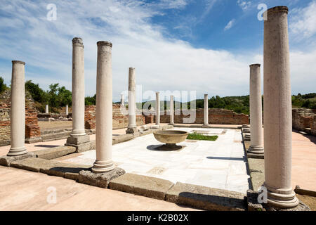 Gamzigrad - das antike Römische Komplex von Palästen und Tempeln Felix Romuliana, erbaut von Kaiser Galerius in Dacia Ripensis. Stockfoto