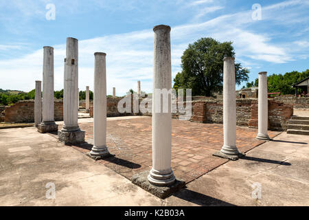 Gamzigrad - das antike Römische Komplex von Palästen und Tempeln Felix Romuliana, erbaut von Kaiser Galerius in Dacia Ripensis. Stockfoto