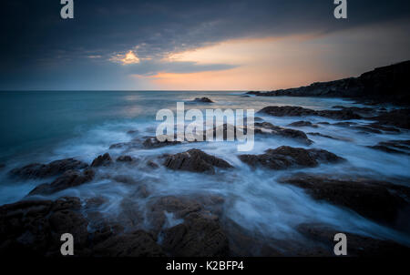 Towan Kopf in der Nähe von Newquay in Cornwall. Stockfoto