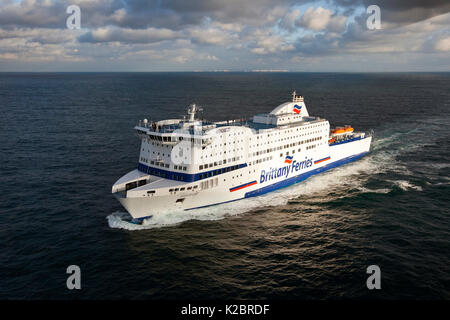 Die'Armorique' Bretagne Fähre, Le Havre, 8. November 2009. Alle nicht-redaktionelle Verwendungen muß einzeln beendet werden. Stockfoto