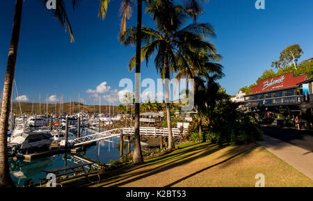 Boote in Hamilton Island Marina, Whitsunday Islands, Queensland, Australien, September 2012. Stockfoto