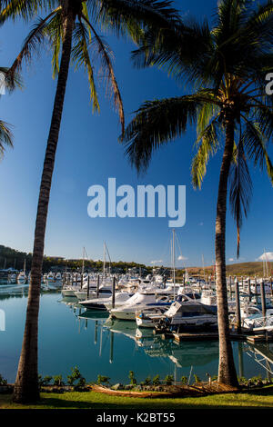 Boote in Hamilton Island Marina, Whitsunday Islands, Queensland, Australien, September 2012. Stockfoto