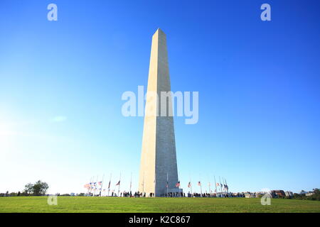 Washington Monument in Washington Stockfoto