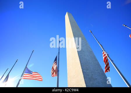 Washington Monument in Washington Stockfoto