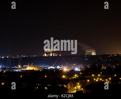 Heysham Kernkraftwerke, Lancashire Stockfoto
