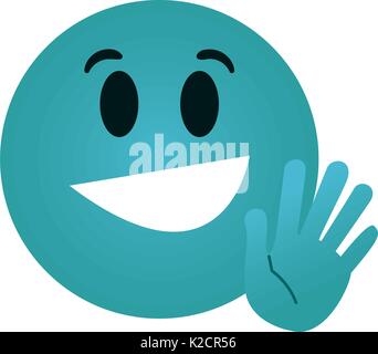 Emoji instant messaging icon image Stock Vektor