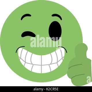 Emoji instant messaging icon image Stock Vektor