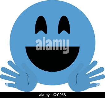 Emoji instant messaging icon image Stock Vektor