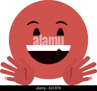 Emoji instant messaging icon image Stock Vektor