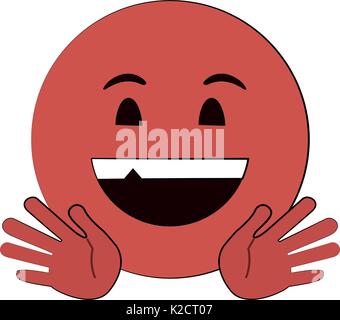 Emoji instant messaging icon image Stock Vektor