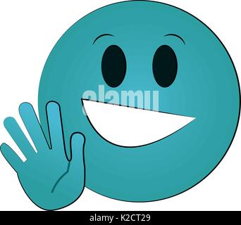 Emoji instant messaging icon image Stock Vektor