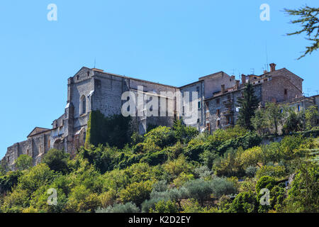 Landschaft mit der schönen Stadt Narni in Italien Stockfoto