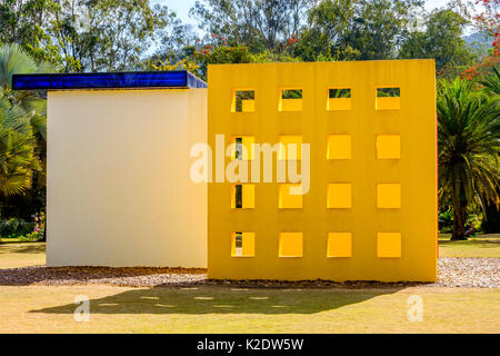 Botanischer Garten Inhotim, Kunstinstallation Helio Oiticica am Inhotim Institute, Brumadinho, Minas Gerais, Brasilien Stockfoto