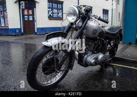 Oldtimer Motorrad Stockfoto