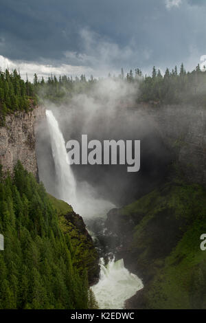 Helmcken Falls im Wells Gray Provincial Park, British Columbia, Kanada, August Stockfoto