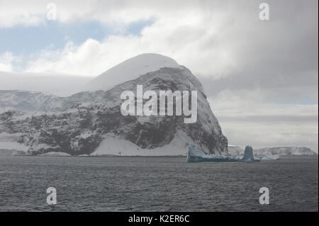 Schnalle Insel, Balleny Inseln, Antarktis, Februar. Stockfoto