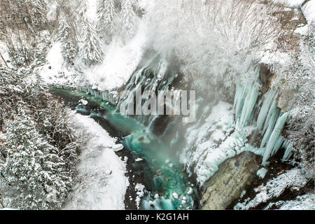 Shirahige fällt, Hokkaido, Biei, Japan Stockfoto