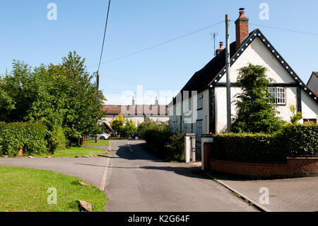 Barnacle Dorf, allgemeine Ansicht, Warwickshire, England, Großbritannien Stockfoto