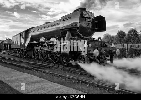 Flying Scotsman historischen britischen Dampflokomotive Stockfoto