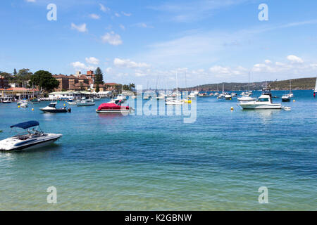 Boote in Manly Cove, Sydney, Australien günstig Stockfoto