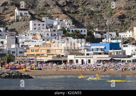 Playa Mogán, Puerto de Mogán, Gran Canaria, Spanien Stockfoto