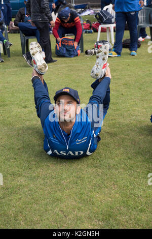 22. Rechtliche Brüderlichkeit Cricket Turnier, Singh und Associates Anwälte Rasen Sport Management Bradford England 9. Juni 2017 Stockfoto