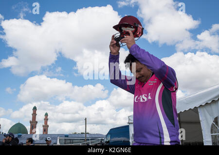 22. Rechtliche Brüderlichkeit Cricket Turnier, Singh und Associates Anwälte Rasen Sport Management Bradford England 9. Juni 2017 Stockfoto