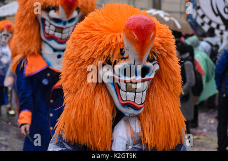 Teilnehmer des cortège Parade, Karneval, Universitätsspital Basel, Schweiz Stockfoto