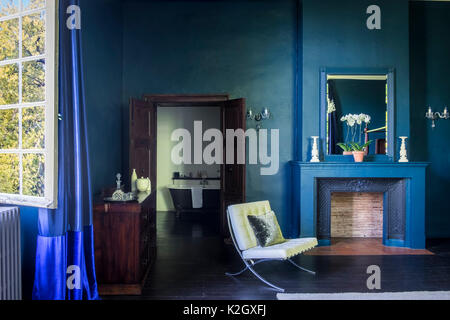 Chateau Rigaud Interieur der Zimmer in Frankreich Stockfoto