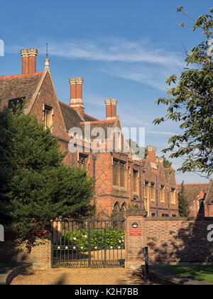 CAMBRIDGE, Großbritannien - 11. AUGUST 2017: St John's College, Masters Lodge Stockfoto