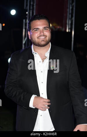 "Die Kinder" Charity Event zugunsten der Materie und der starkey Anhörung Stiftung wird besondere Gäste gehören Gene Simmons von KISS, die Schauspielerin Sophie Simmons, und America's Got Talent Star Sal Valentinetti Mit: Sal "The Voice" valentinetti Wo: Bridgehampton, New York, United States Wann: 29 Jun 2017: Rob Rich/WENN.com Stockfoto