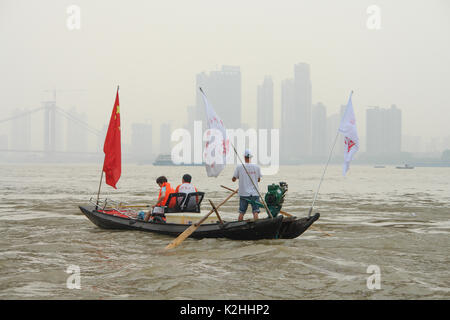 Jangtse Fluss Swimming Club Stockfoto