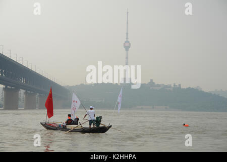 Jangtse Fluss Swimming Club Stockfoto