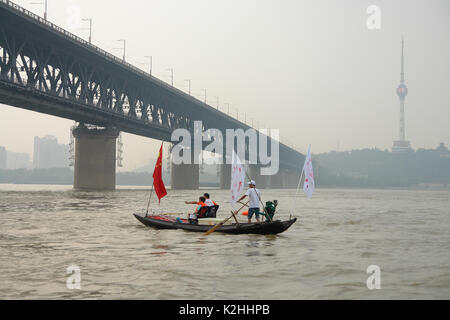 Jangtse Fluss Swimming Club Stockfoto