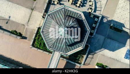 Antenne Top-down-Ansicht von der viktorianischen Musikpavillon in Brighton und Hove Stockfoto