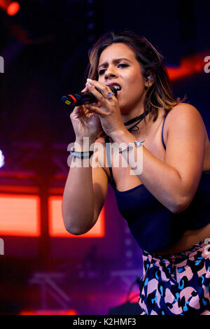 Manchester Pride Main Stage Performances Stockfoto