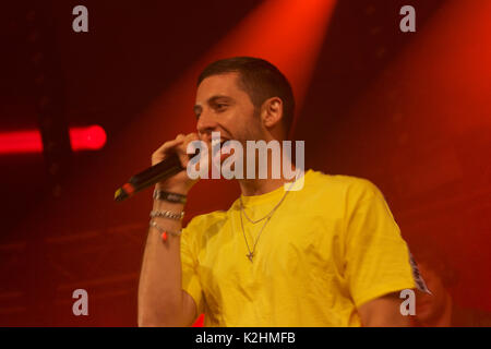 Manchester Pride Main Stage Performances Stockfoto