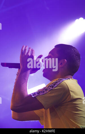 Manchester Pride Main Stage Performances Stockfoto