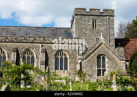 Die schöne Kirche von St. Peter im Boughton Monchelsea, am Stadtrand von Maidstone in Kent, England Stockfoto