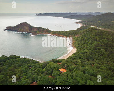 Aquawellness Bay Beach in Nicaragua Antenne drone Ansicht Stockfoto