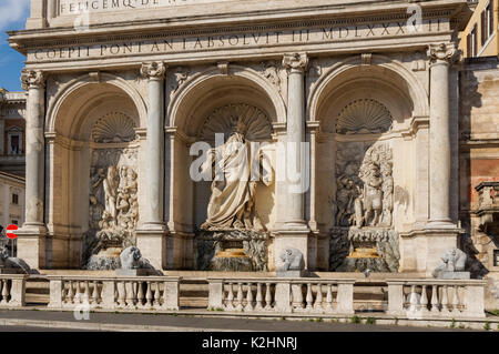 Fontana Acqua Felice in Rom, Italien Stockfoto